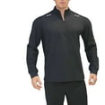 thumbnail image 2 of pstuiky camisa de manga larga para hombre, Camiseta deportiva informal de manga larga para hombre, color liso, con cuello alto, media cremallera y hebilla, ajustada camisetas de hombre s, 2 of 6
