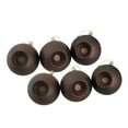 thumbnail image 2 of Northlight 6ct Matte Retro Reflector Shatterproof Christmas Ball Ornament Set 4" - Brown, 2 of 4