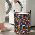 thumbnail image 6 of Uemuo Orchids Flowers Pattern Circular Laundry Hamper Basket with handles,Collapsible laundry basket,Large capacity laundry hamper,Laundry Organizer-Medium, 6 of 8