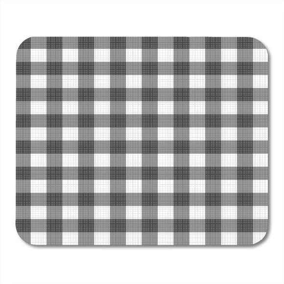 JSDART White Repeatable Shades of Gray Gingham Pattern for High Res Tiff See 33530344 Grey Mousepad Mouse Pad Mouse Mat 9x10 inch