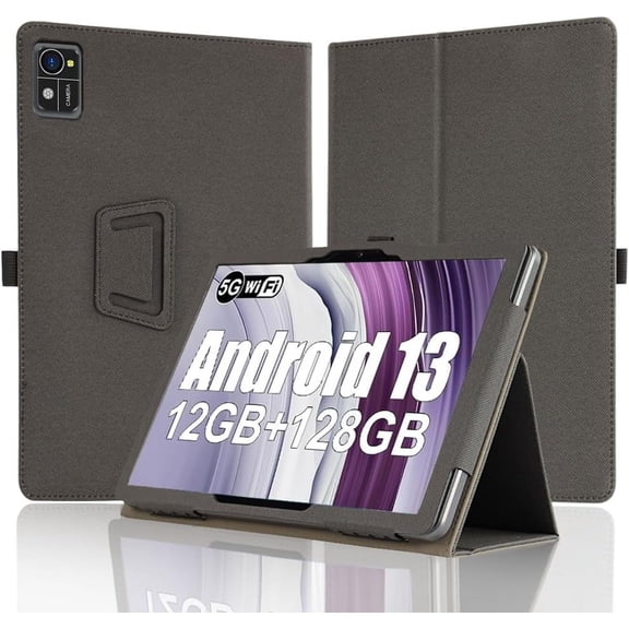 [NSFN] for Xgody N02PRO Tablet Case 10 Inch Tablet Case Protective Case with Handheld Band Premium PU Leather StandFunction for Xgody N02PRO Case