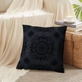 thumbnail image 4 of LALILO Throw Pillow Covers Ethnic With Arabesque Damask Motif Cushion Cover 18" x 18", 2 Pack, 4 of 6