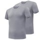 thumbnail image 1 of pstuiky camisetas para hombre, Camisa deportiva de manga corta con cuello redondo y botones de patchwork para hombre camisas casuales para hombre l, 1 of 2
