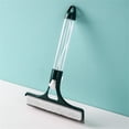 thumbnail image 5 of 3-in-1 Window Cleaning Tool with Built-in Spray Bottle - All Glass Surfaces Squeegee, Scraper & Scrubber for Windows, Cars, Showers & Mirrors (Green), 5 of 5