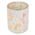 thumbnail image 1 of Mosaic Glass Candlestick, Multipurpose Hand Made Glass Candle Holder  For Wedding, 1 of 8