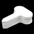100 Pcs White Plastic Plant Labels Waterproof Ttype Plant Tag Nursery