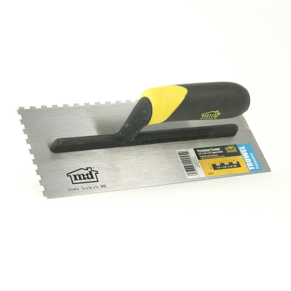 M-D Building Products 20045 1/4 in. x 1/8 in. x 1/4 in. Premium Square Notch Trowel