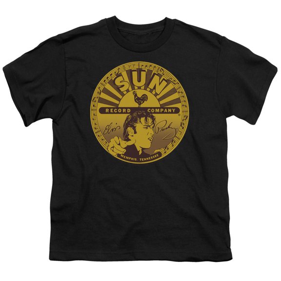 Sun - Elvis Full Sun Label - Youth Short Sleeve Shirt - Large