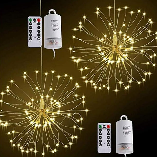 Luz Led Colgante Ganfancp Starburst Bouquet 1X Cuerda de Luces + 1X Mando a Distancia