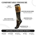 thumbnail image 3 of Bixox Sunflower Cowboy Hat Cow Print Compression Socks,Compression Socks Women & Men Circulation for Medical,Running,Athletic, 3 of 7