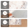 thumbnail image 5 of Washable Area Rug 5x7 Retro Boho Chic Medallion Distressed Design Living Room Indoor Non-Slip Large Oriental Accent Throw Rug for Kitchen Bedroom Office Carpet, 5 of 8