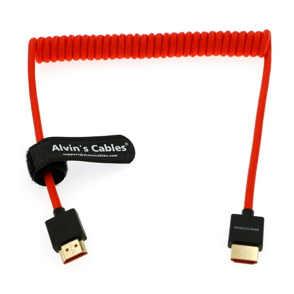 8K 2.1 Full HDMI Braided Coiled Cable for Atomos Ninja V Canon 4K 60P from Z CAM
