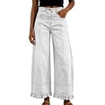 thumbnail image 5 of Barrel Jeans for Women 2026 Floral Print & Non-print Wide Leg Jeans Y2k Patchwork Baggy Denim Pants,Dark Blue Women's, 5 of 8