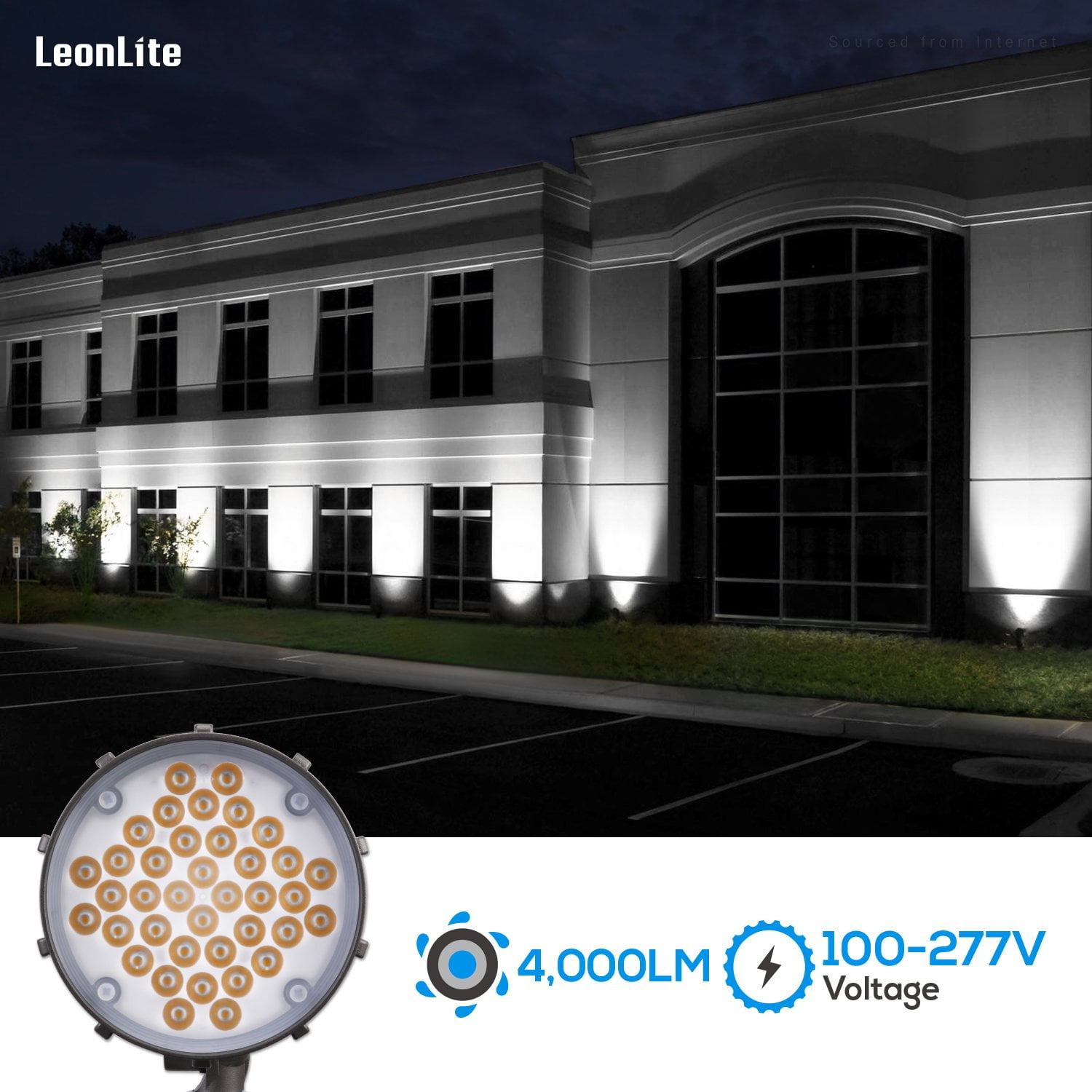 Low Voltage LED Landscape Flood Light - Knuckle Mount - 24 Watt - 2155 -  Lumens - 5000K Daylight - Bronze - 12V