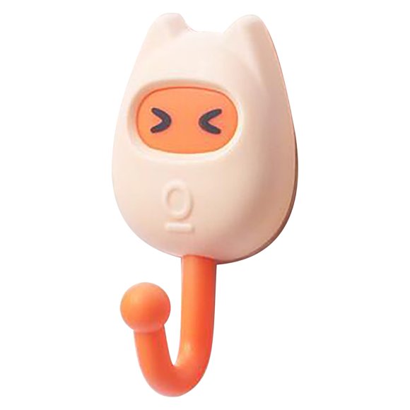 Hooks & Strips Aqestyerly Cute Hook Multifunctional Door Back Storage Sticky Hook Wall Sticky Hanger