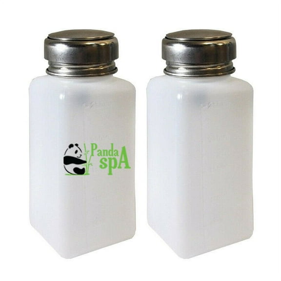 PandaSpa One Touch Liquid Dispenser Pump Bottle 8 oz 2 PACK