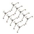 thumbnail image 1 of HONMEET 10Pcs Childrens Clothes Hangers Golden Alloy Clothes Display Parents, 1 of 8