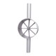 thumbnail image 3 of Divisor de bambú, divisor de tubos de bambú, herramienta manual portátil, herramienta para partir bambú, para jardineros, artesanos, patio trasero, Plata 8 cortes, 3 of 8