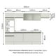 thumbnail image 3 of Cocina Integral 300cm Blanco Topazio Madesa 01, 3 of 8