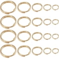 thumbnail image 1 of EIGTHTAIL 1000Pcs 304 Stainless Steel Split Rings Double Loops Jump Rings Stainless Steel Color 24 Gauge 5x1mm Inner Diameter  3.8mm Single Wire  0.5mm, 1 of 9