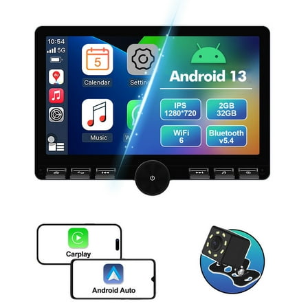 10.1inch Universal Android radio Car Multi functional Button Intelligent System Car Multimedia WiFi FM Radio Bluetooth