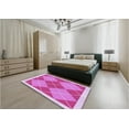 thumbnail image 4 of Ahgly Company Indoor Rectangle Patterned Violet Purple Area Rugs, 7' x 9', 4 of 6