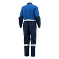 thumbnail image 6 of Zedker Men's One Piece Work Coverall Jumpsuits Long Sleeves Front Zipper Mechanics Suits Cargo Pants for Men with Pockets,Plus Size Blue L, 6 of 7