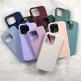 thumbnail image 5 of Funda de teléfono de silicona de lujo para iPhone 15 Pro Max 11 12 13 Mini 14 15 Plus funda suave de caramelo para iPhone XR XS 7 8 Plus, 5 of 5