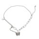 thumbnail image 3 of Pulsera de capas de plata antigua con colgante delicado, joyería con dije de aleación ajustable para niñas, 3 of 8