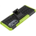 thumbnail image 3 of Tyre Pattern Design Case for Motorola Edge 2022 (Not 2021) with Kickstand, Heavy Duty Shockproof TPU+PC Material Double Layer Protection Phone Case for Motorola Edge 2022 XC Green, 3 of 11