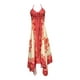 thumbnail image 3 of WILLBEST Vestido Portátil Para Mujer, Con Hombros Descubiertos, Escote En V, Tirantes, Estampado De Hadas, Largo, Vestido Informal Con Vuelo Amplio, 3 of 3