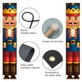thumbnail image 3 of Christmas Nutcracker Banner Nutcracker Door Curtain Christmas Couplet Porch Sign Outdoor Indoor Door Nutcracker Soldier Banners Decor, 3 of 6