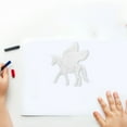 thumbnail image 4 of piezas de pintura 3D DIY de caballo y unicornio para niños, juguete para pintar y dibujar para proyecto escolar, 4 of 7