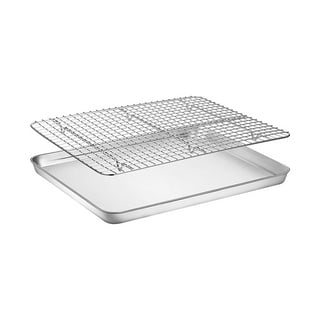  Extra Large Baking Sheet Set of 2, P&P CHEF Stainless Steel  Bakeware Cookie Sheet Baking Pan, Rectangle 19.6''x13.5''x1.2'', Heavy Duty  & Large Capacity, Oven & Dishwasher Safe: Home & Kitchen