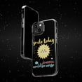 thumbnail image 6 of DistinctInk Clear Hybrid Case for Apple iPhone 14 Pro Max (6.7" Screen) - Smile Today Tomorrow Could Be Worse - Wireless Charging Compatible, 6 of 9