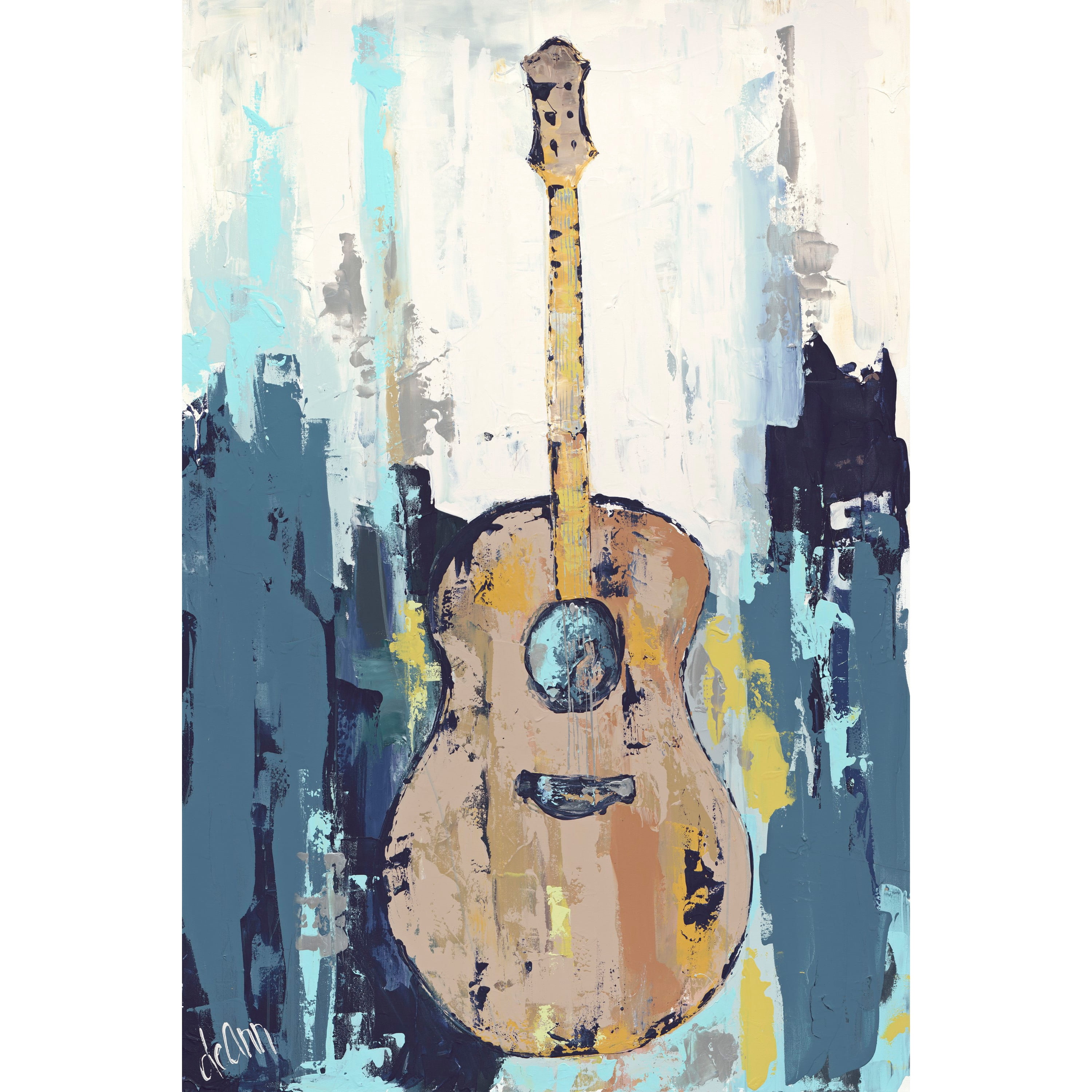 "Bluebird Cafe I" Painting Print on Wrapped Canvas