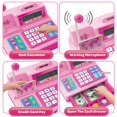 thumbnail image 3 of Calculadora, caja registradora BAODLON, 73 unidades, rosa, para niños de más de 3 años, 3 of 7