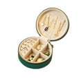 thumbnail image 1 of CNKOO Jewelry Box Category Classification Jewelry Storage Zipper Closure Ring Earring Storage Organizer Box Household Supplies, 1 of 10