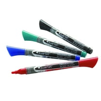 Quartet EnduraGlide Dry-Erase Markers, Fine Tip, Assorted  Classic Colors, 4 Pack