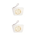thumbnail image 3 of ZLight Exquisite Craft Letter Bag - Wide Application For Women For Mother Women Cosmetic Toiletry Bags Q 2Set, 3 of 6