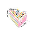 thumbnail image 3 of Guozer 8Pcs Candy Gift Box Favors Box for Birthday Party, Wedding - Triangles Cake Shape, 3 of 6