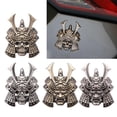 thumbnail image 3 of 2x Etiqueta engomada de la Samurai- japonesa, para vasos, portátiles, ventanas del coche-etiqueta de Guerrero japonés - Bronce cráneo Cola japonés pegatinas, 3 of 8