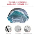 thumbnail image 5 of Disketp Lighthouse In Havana Shower Caps,Reusable Shower Cap For Women, Double Layer Waterproof Hair Cap, Large Size For All Hair Lengths,For Girls Spa Home Salon Use, 5 of 9