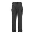 thumbnail image 4 of Men's Stretch Tactical Pants,Water Resistant Ripstop Cargo Pants,Lightweight Outdoor Work Hiking Pants with Pockets(No Belt) Black L, 4 of 9