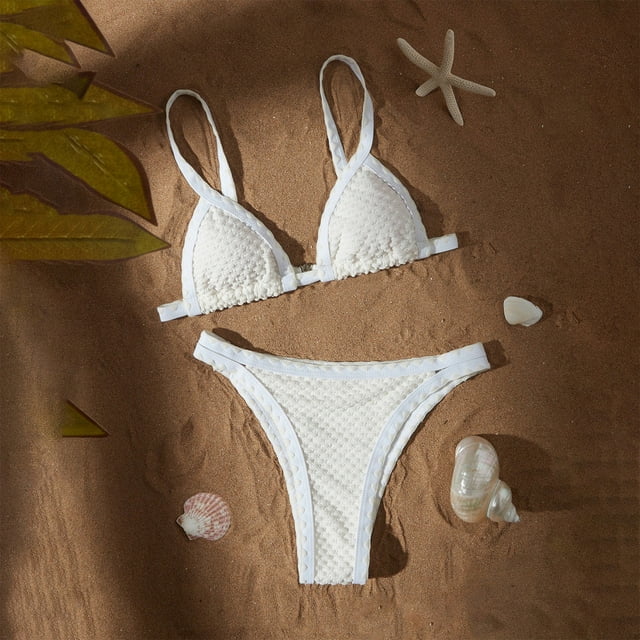 Traje de baño para mujer, traje de baño dividido de moda para mujer, traje de baño deportivo ajustado de cintura alta de comercio exterior, trajes de baño para mujer