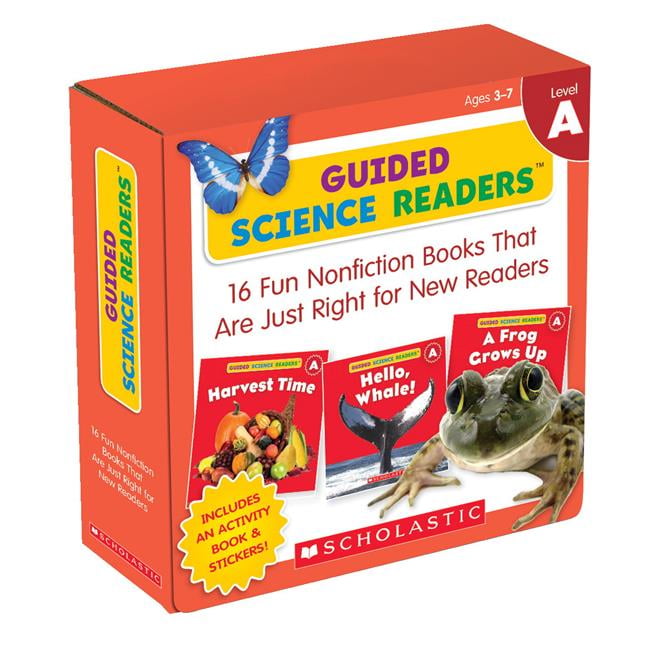 Scholastic 1538253 Guided Science Readers Book, Level A Set of 16
