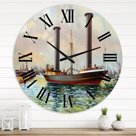 Designart 1 in Quartz Bohemian Wall Clock