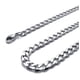 thumbnail image 4 of Collar de molino de seis lados de acero de titanio europeo y americano de moda con revestimiento de vacío grueso dominante con cadena de una sola hebilla, cadena retorcida de venta caliente, 4 of 5