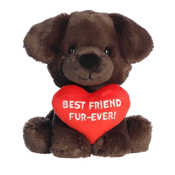 Aurora - Small Brown Witty Stuffed Animal - 7.5" Best Friend Fur-Ever! Dog - JUST SAYIN'
