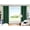 Dark Green, variant on Gorgeous Home Linen Set of 2 Panels 100% Blackout Bedroom Window Curtain Panels, 84", Dark Blue